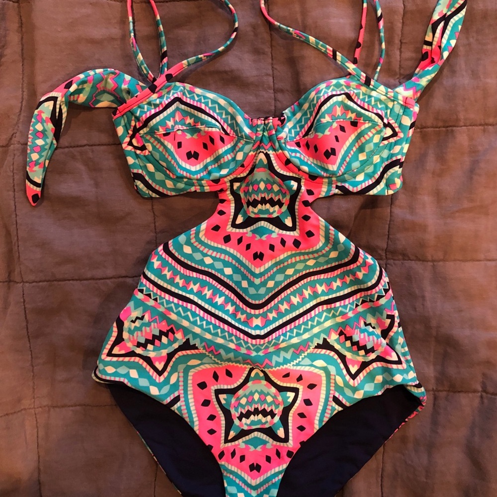 Mara Hoffman one piece bathing suit